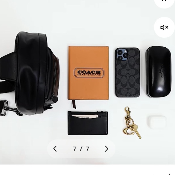 Coach West Pack sling signature canvas backpack bag NWT - Picture 7 of 7